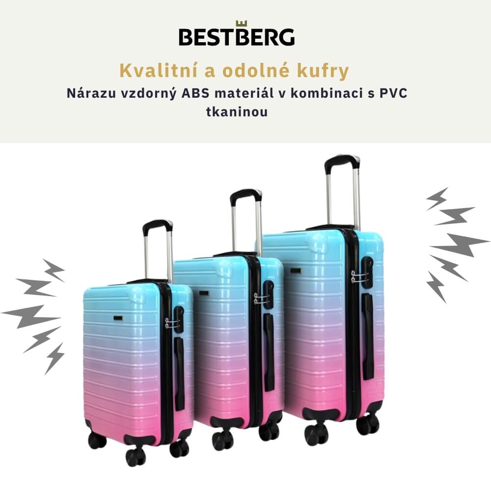 3dílná sada cestovních kufrů BestBerg